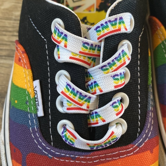 {VANS} Rainbow Drip Era Shoes | Unisex W-8/M-6.5 - Picture 9 of 15